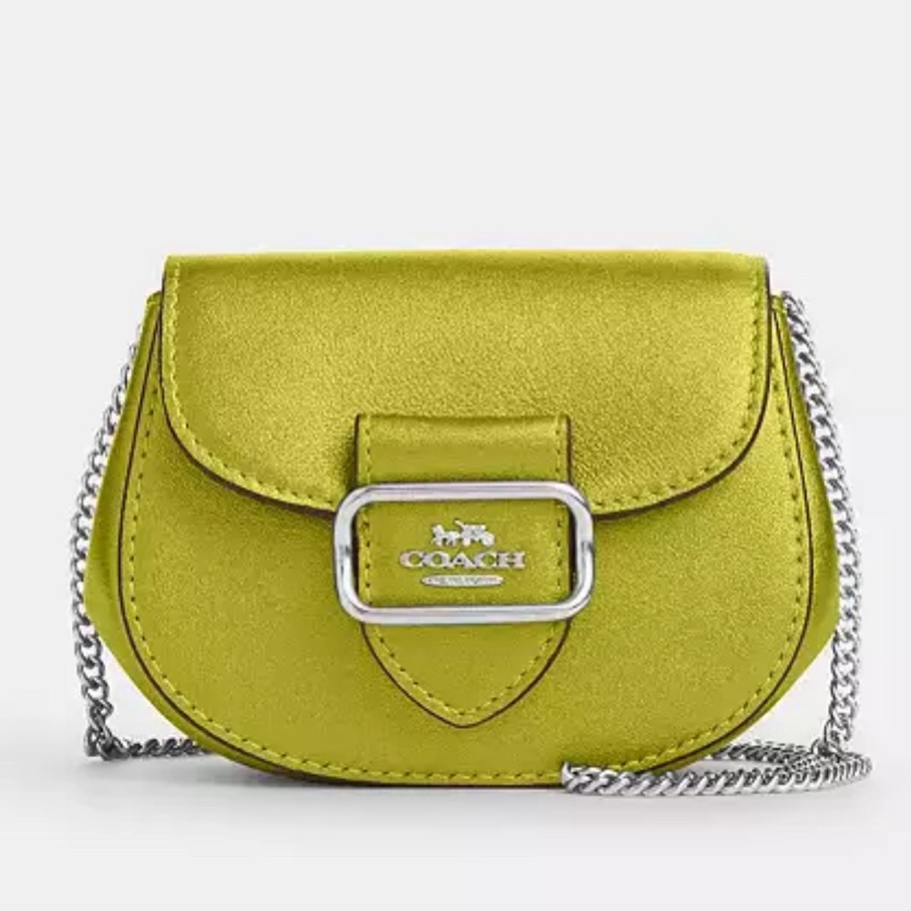 Mini Bag Coach Morgan Card Case on a Chain .NWT